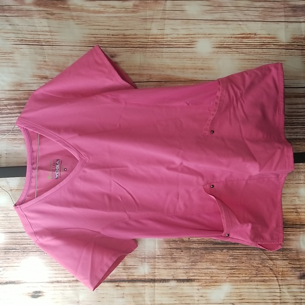 Healing Hands Purple Label Yoga Shirt Size Medium